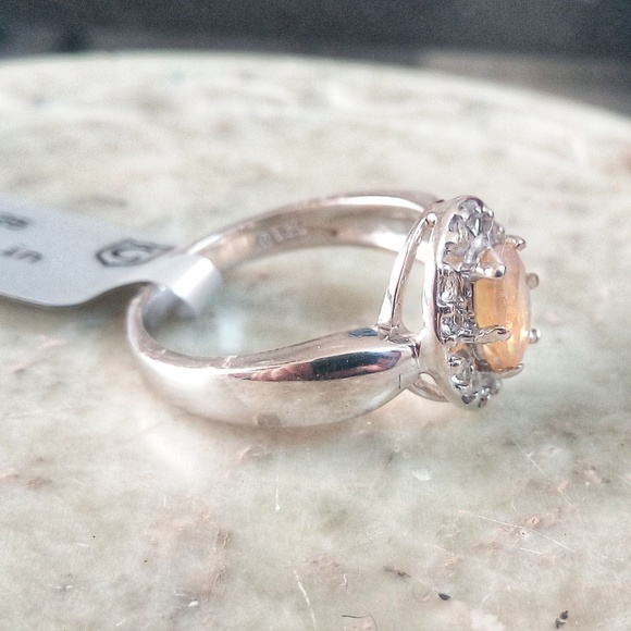 Genuine Ethiopian Opal Ring - Picture 3 of 4